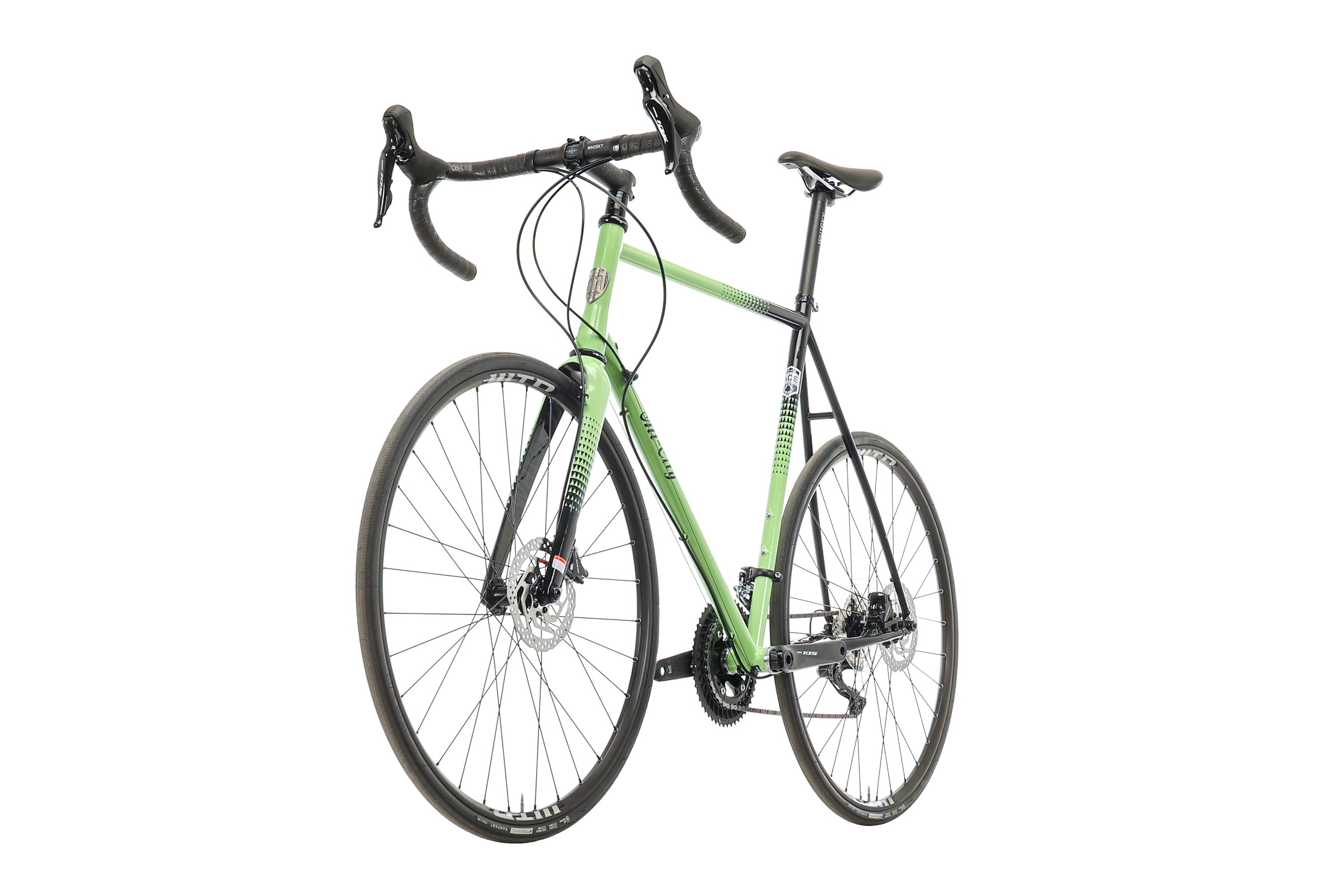 All City Zig Zag 105 Road Bike 2023 - 61cm Lightweight Aluminum Frame with Shimano 105 Groupset - Perfect for Commuting, Fitness Riding & Weekend Adventures