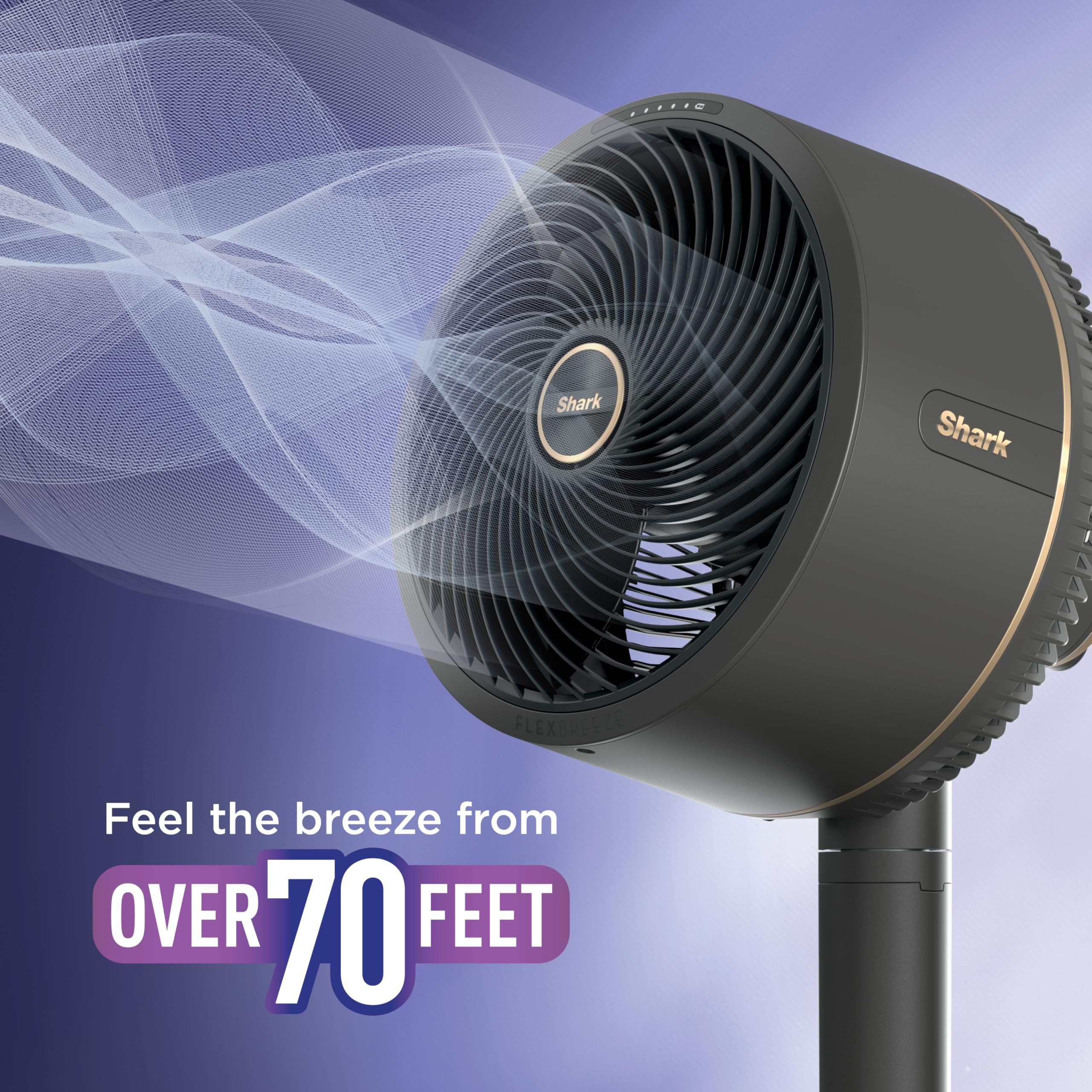 Shark FlexBreeze Fan - Powerful 3-in-1 Indoor Outdoor Oscillating Fan with Pedestal & Tabletop Options, Corded/Cordless Portable Fan with InstaCool Misting Attachment for Patio, Poolside & Home Cooling - FA222