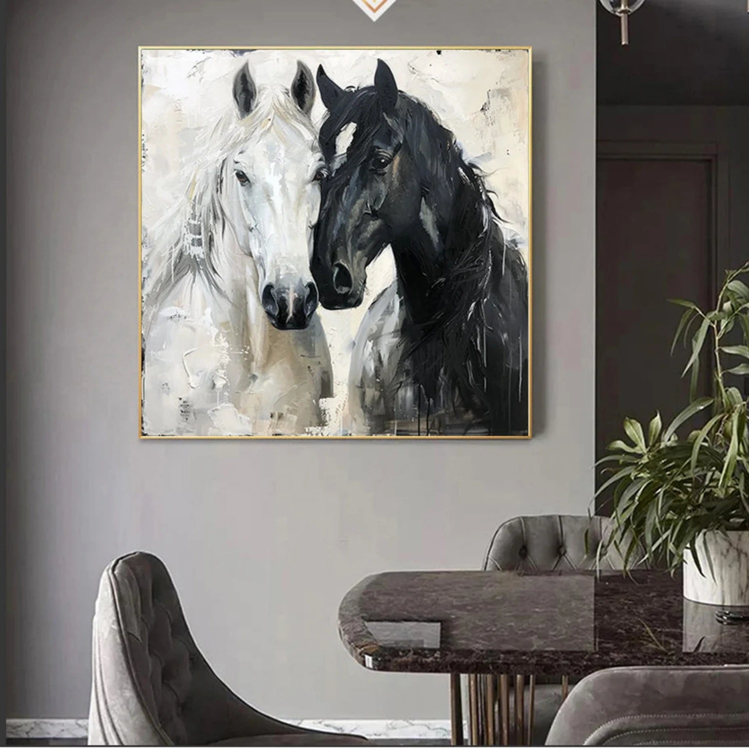 Animal Art Painting #AP159 - Handmade Wildlife Canvas Art for Home & Office Decor | Perfect for Living Room, Bedroom, or Gift