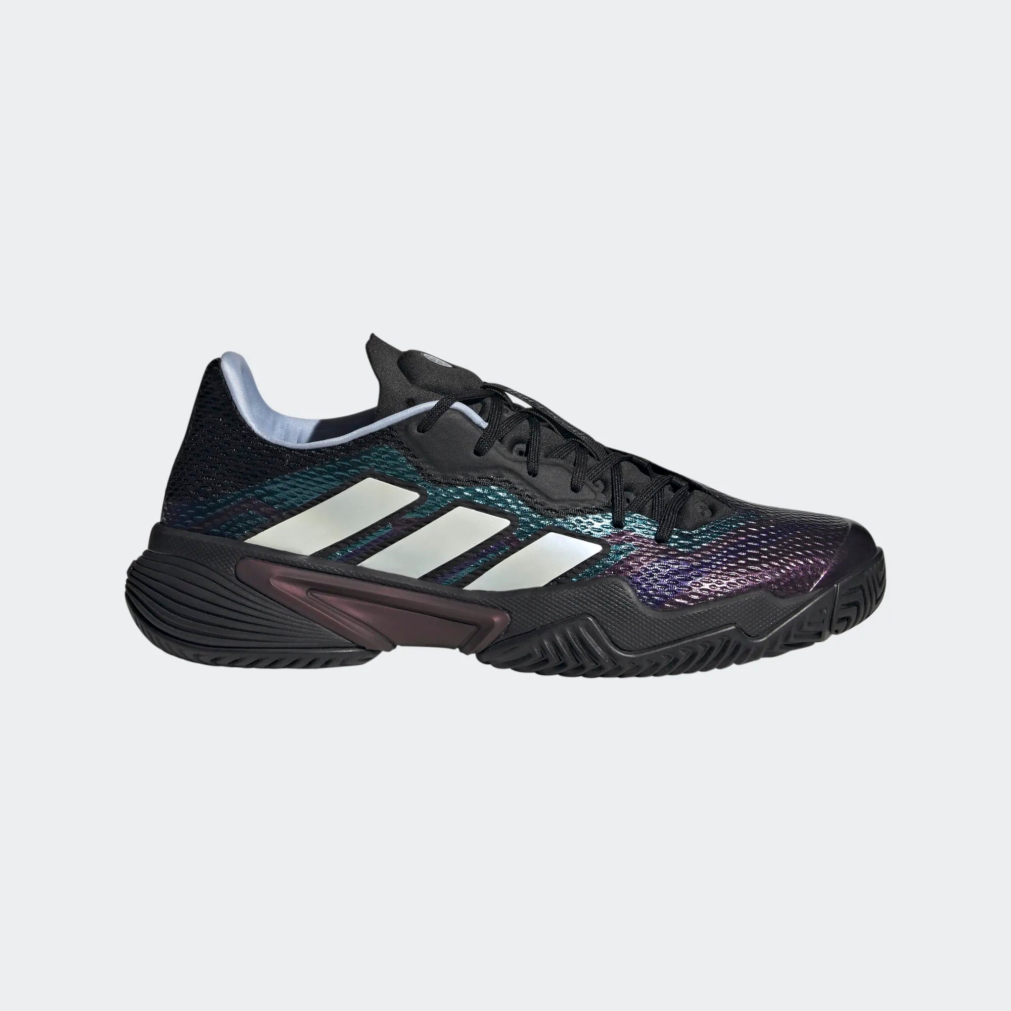adidas Barricade Men's Tennis Shoes - Black/Blue/Purple HQ8415 | High-Performance Court Shoes for Competitive Play & Training