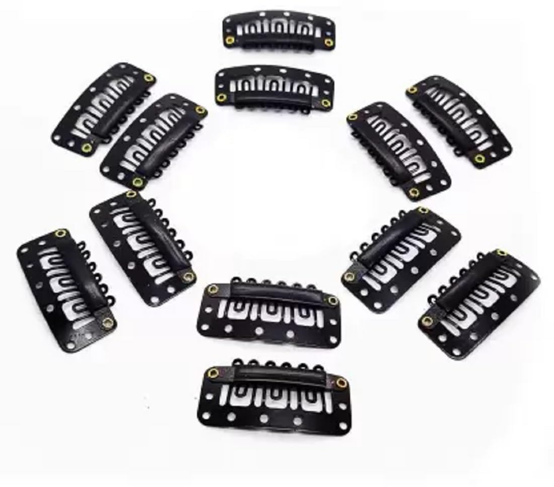 Premium Sarpa Hair Patch Clips - Invisible Hair Extension Clips for Toupees & Hair Fixing | Secure Attachment for Thinning Hair & Bald Spots | Perfect for Daily Wear, Cosplay & Special Occasions