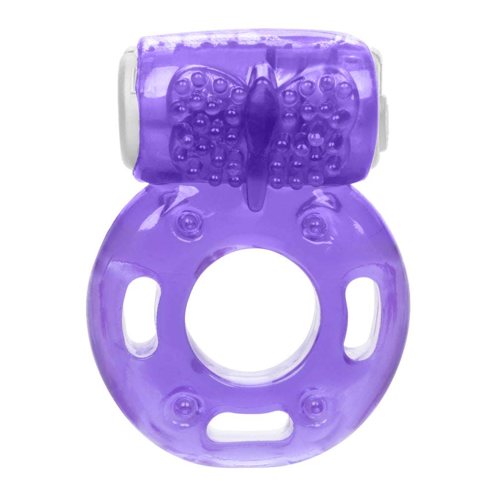 CalExotics Disposable Vibrating Cock Ring - Waterproof & Ultra Thin Design for Enhanced Pleasure - Perfect for Couples & Solo Play - Romantic Nights & Spontaneous Moments