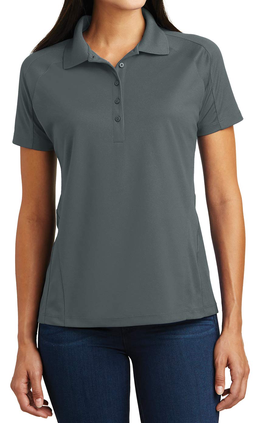 Women's Dri-Mesh Pro Polo Shirt - Moisture Wicking Performance Golf & Tennis Top for Active Lifestyle