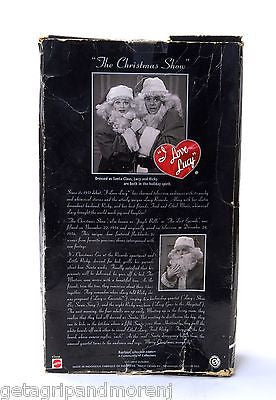 Lucille Ball as Lucy Ricardo Santa Barbie Doll - I LOVE LUCY Christmas Collectible Figure for Holiday Decor & Gift Giving