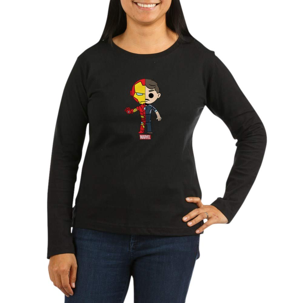 Iron Man Graphic Half Sleeve & Women's Long Sleeve T-Shirt - Marvel Superhero Apparel for Casual Wear & Cosplay