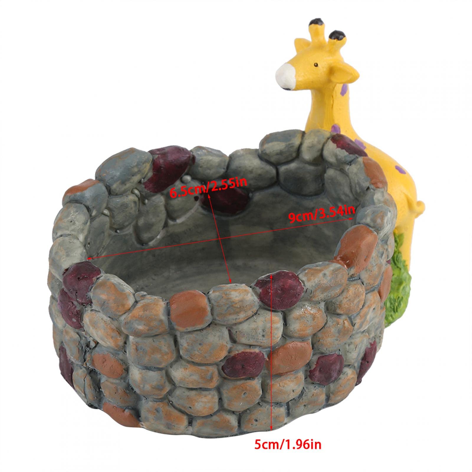 Creative Resin Succulent Planter Basket - Decorative Flower Pot for Herbs, Succulents & Indoor Plants - Perfect for Home, Garden & Office Decor
