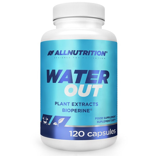 Allnutrition Water Out 120 Capsules - Natural Water Retention Relief Supplement for Weight Management & Bloating - Perfect for Fitness Enthusiasts & Active Lifestyles