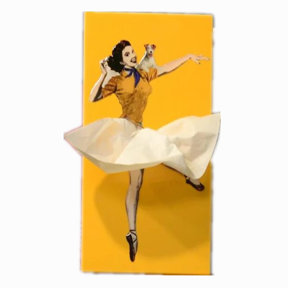 Elegant & Humorous Tissue Box Holder for Women - Funny Home Decor Gift for Girls - Perfect for Bedroom, Office & Bathroom