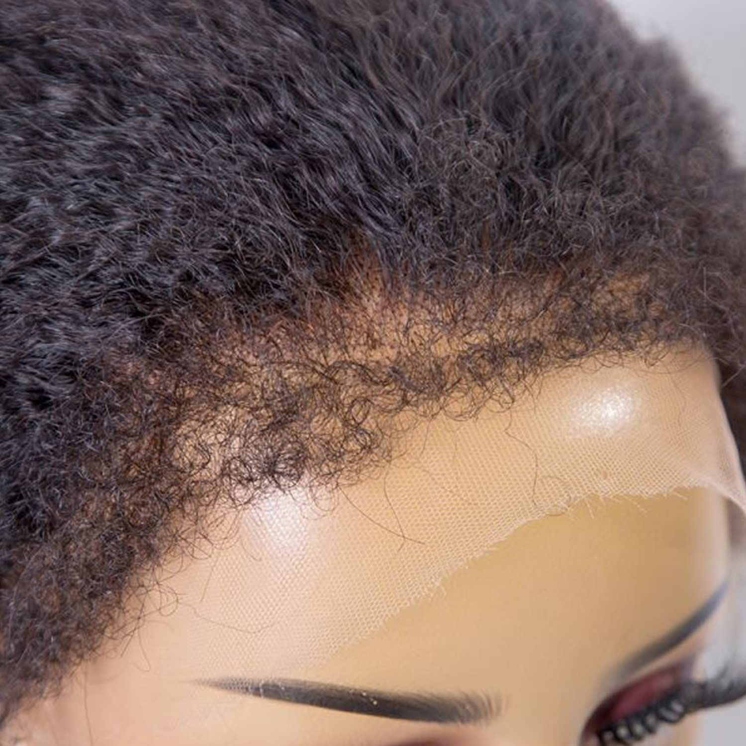 13x6 HD Lace Frontal Human Hair Wig with Pre-Plucked Bleached Knots & Baby Hair - Natural Preplucked Hairline for Black Women - Perfect for Daily Wear, Special Occasions & Protective Styling (14 Inches)