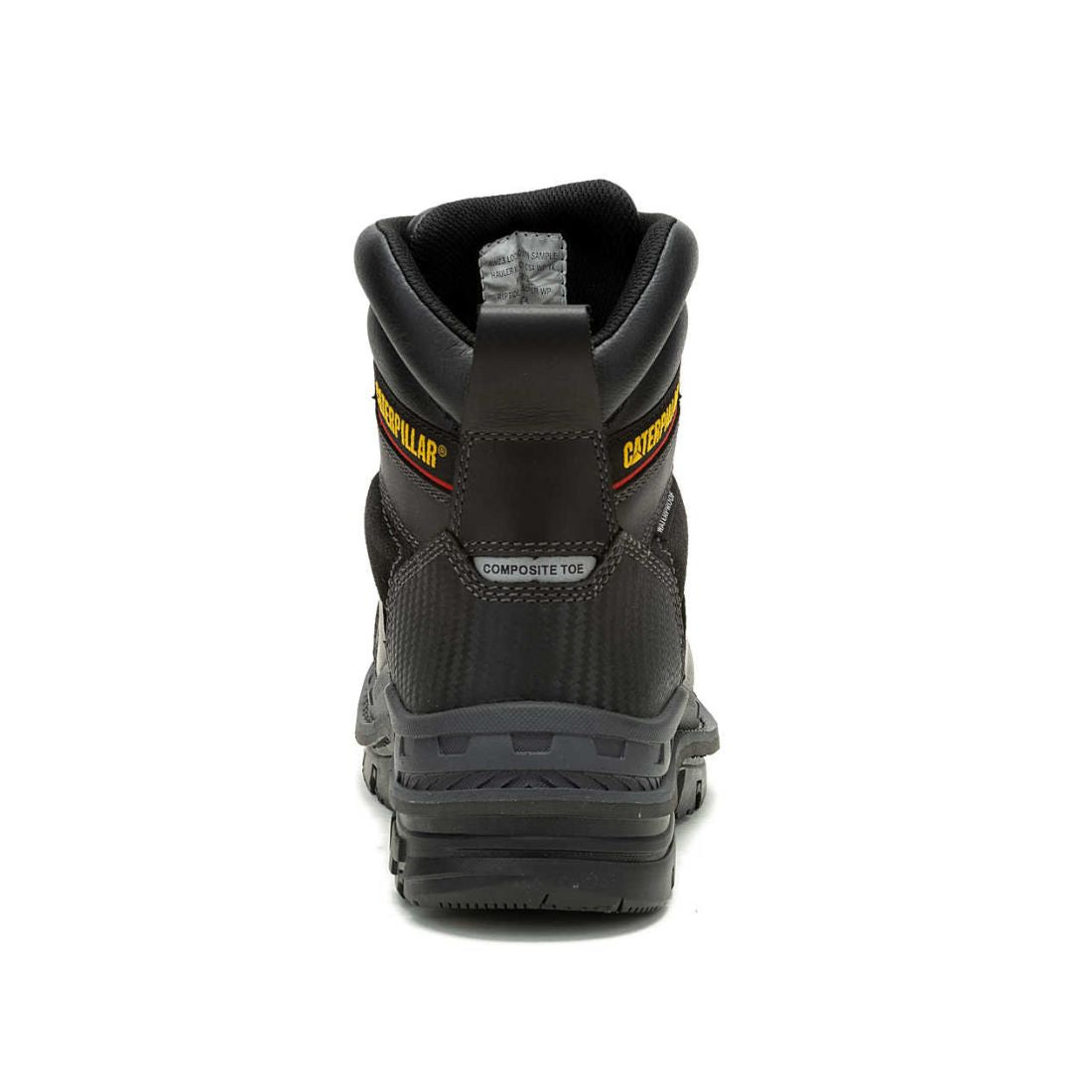 Cat Hauler Men's CSA Approved XL 6 Composite Toe Work Boots - Black Safety Shoes for Construction & Heavy Duty Work | Durable Work Boots for Electricians, Carpenters & Industrial Workers