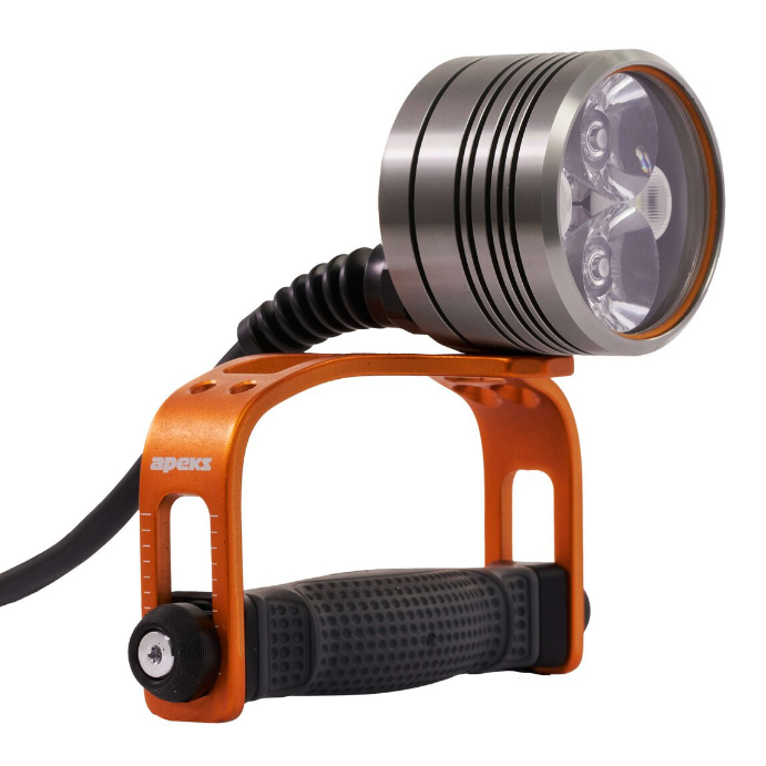 Apeks Luna X Underwater Canister Light - Professional Diving Flashlight for Scuba, Cave & Night Diving | Waterproof LED Torch for Marine Exploration & Underwater Photography