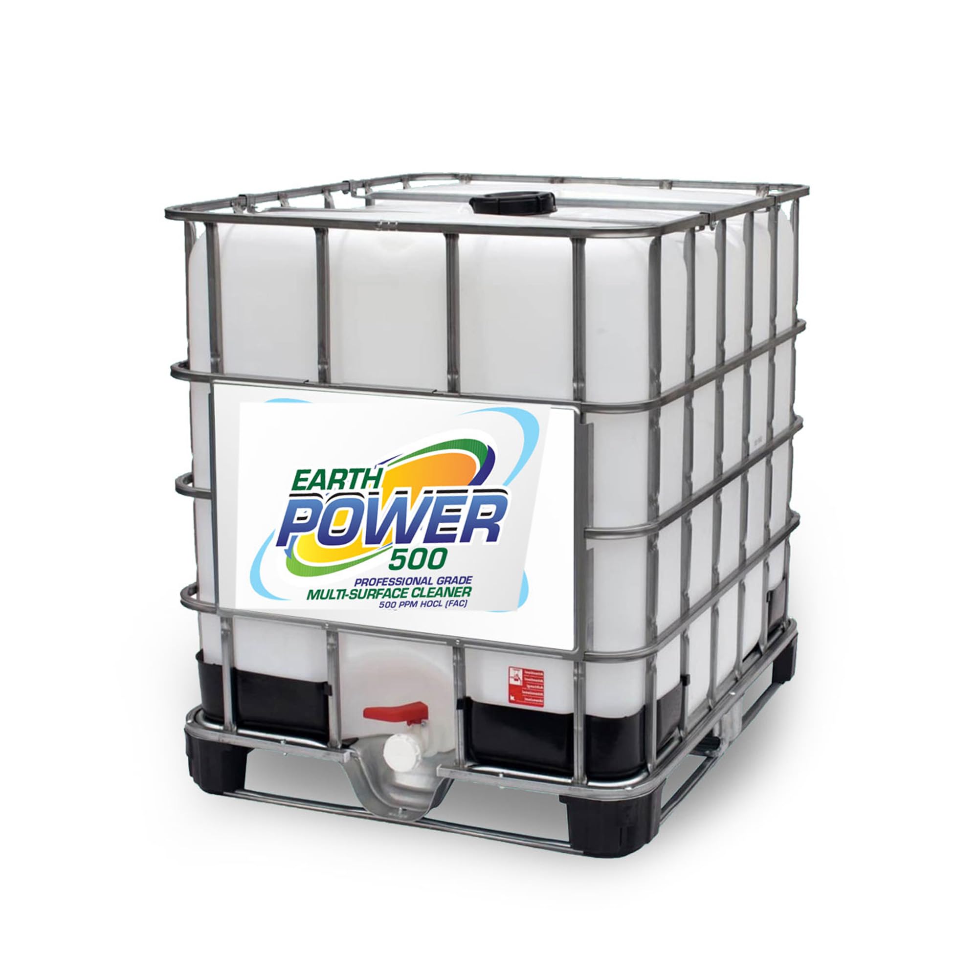 Earth Power Hypochlorous Acid 500 PPM Multipurpose Cleaner | One-Step Disinfectant for Home, Office & Industrial Use | Food Safe, Kid & Pet Friendly Cleaning Solution (275 Gallon) | Perfect for Sanitizing Kitchens, Hospitals, Schools & Public Spaces