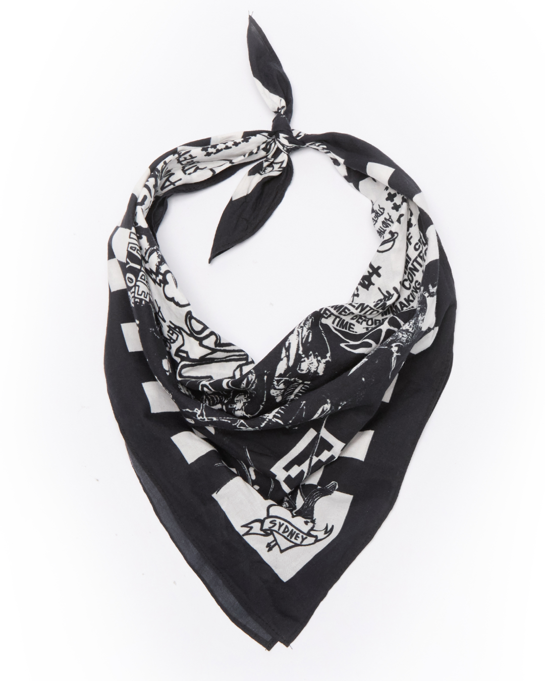 Death Machine Bandana - Black Skull Print Bandana for Men & Women | Motorcycle, Biker, Outdoor & Festival Fashion Accessory