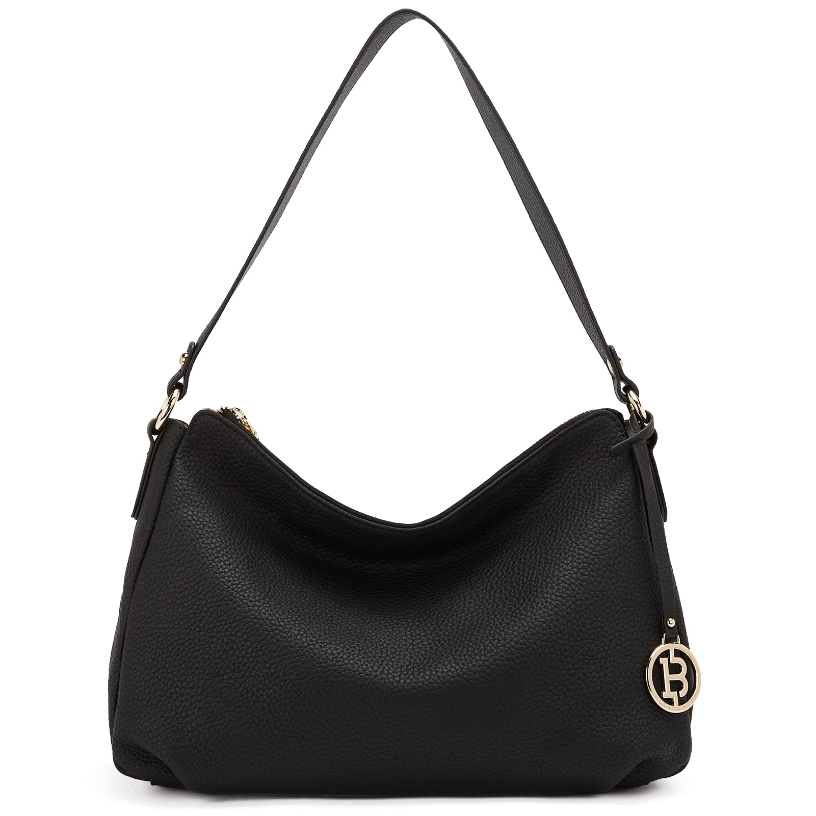 Vegan Leather Shoulder Bag for Women - Stylish Hobo Purse with Pockets | Work & Travel