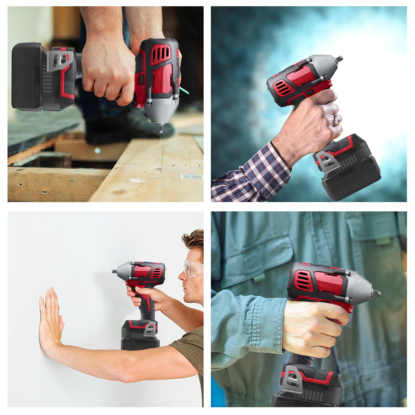 TEPULAS MT18MIL Battery Adapter - Makita 18V to Milwaukee M18 Power Tool Converter | Compatible with Milwaukee M18 Drills, Saws & Other 18V Tools (Adapter Only) | Perfect for DIY Projects & Professional Worksites