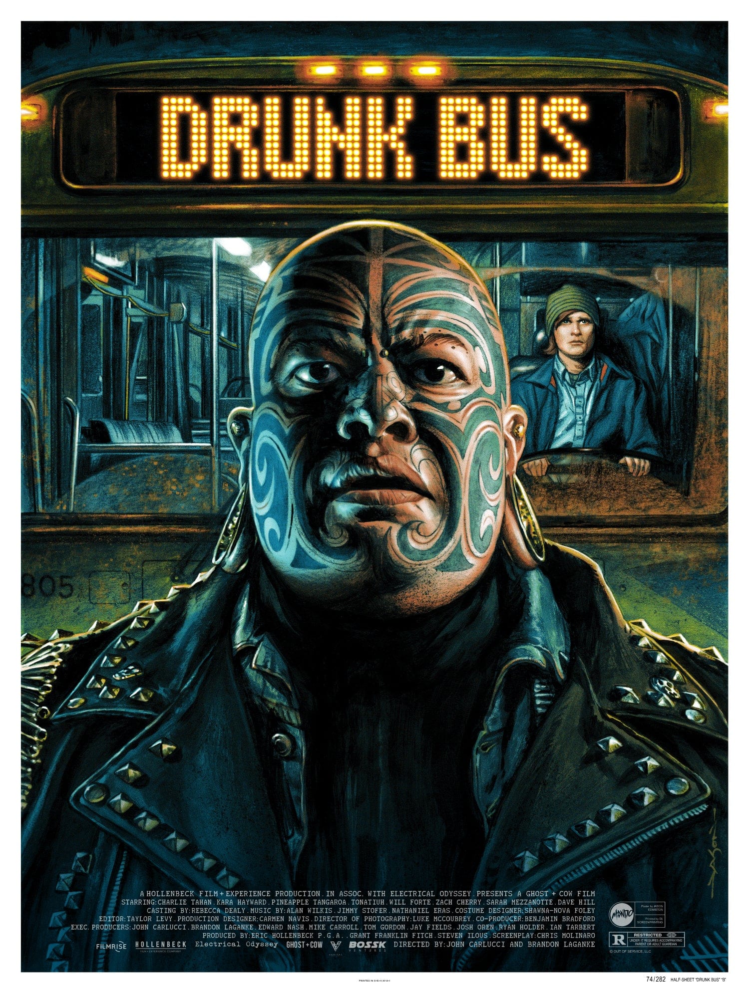 Drunk Bus Movie Poster - Vintage Comedy Film Wall Art for Home, Bar & Office Decor - Perfect Gift for Movie Lovers & College Dorm Room