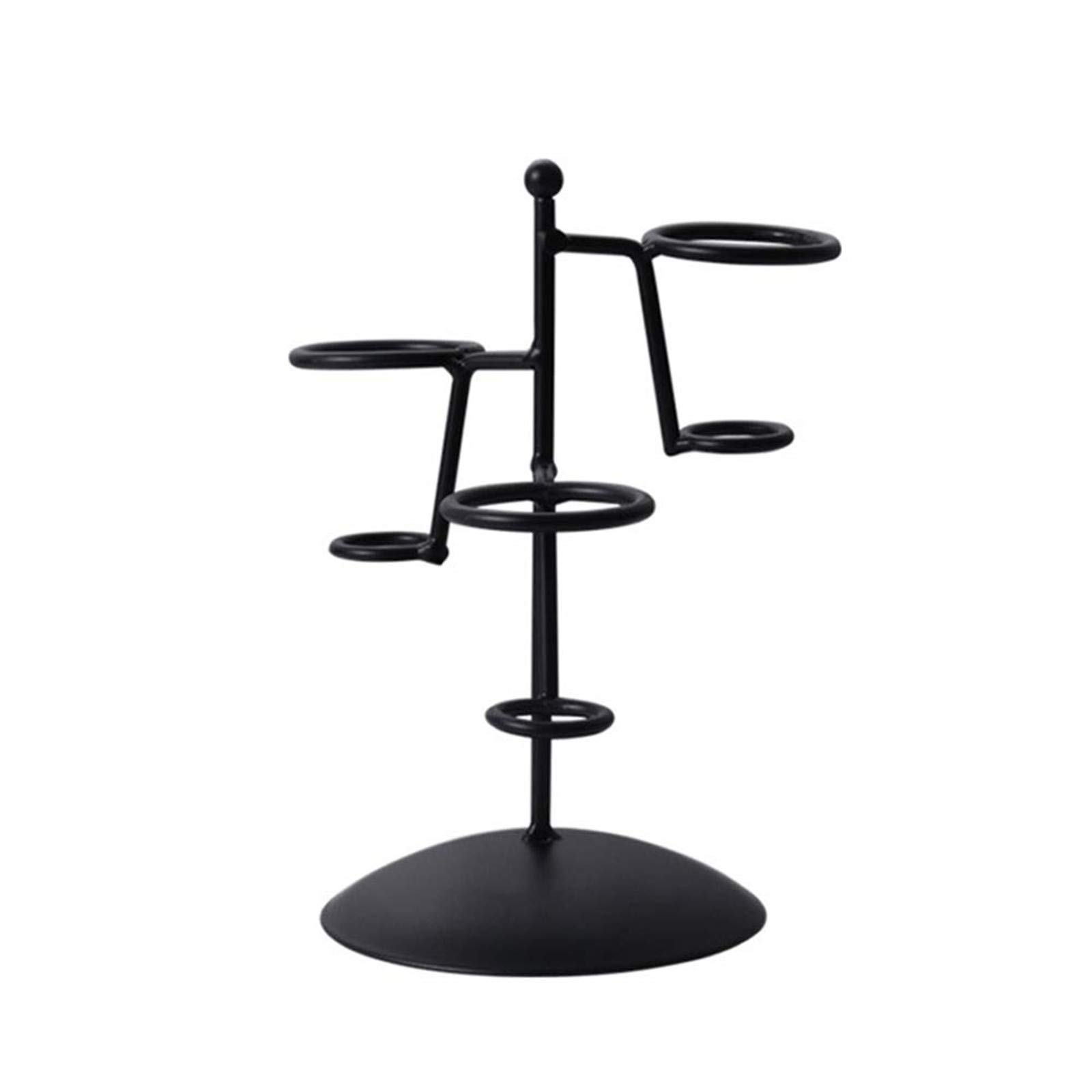 Autek 3-Tier Iron Ice Cream Cone Stand - Heavy Duty Waffle & Dessert Display Rack for Bakeries, Cafes, and Ice Cream Shops - Perfect for Serving Egg Tarts, Cupcakes, and Pastries