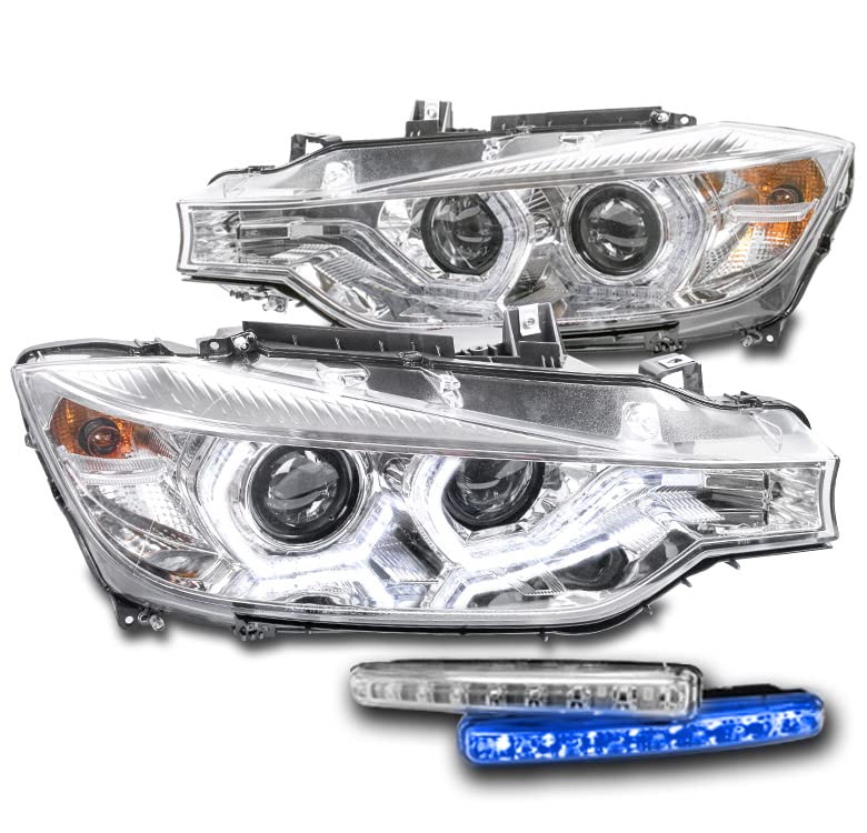 High Performance LED Chrome Projector Headlights with 6