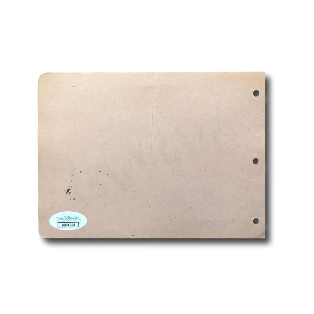 Eleanor Holm Jarrett Hand Signed Autograph Album Page with JSA COA - Olympic Swimmer Memorabilia - Perfect for Collectors, Sports Fans, and Home Decor
