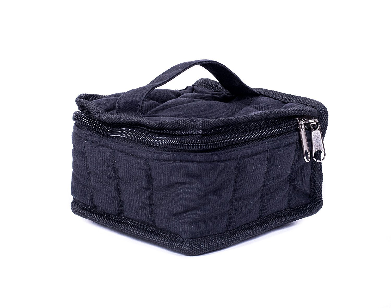 Premium Essential Oils Travel Case - Black with Black Interior Holds 16 Bottles | Portable Aromatherapy Organizer for Home, Office & On-The-Go Use