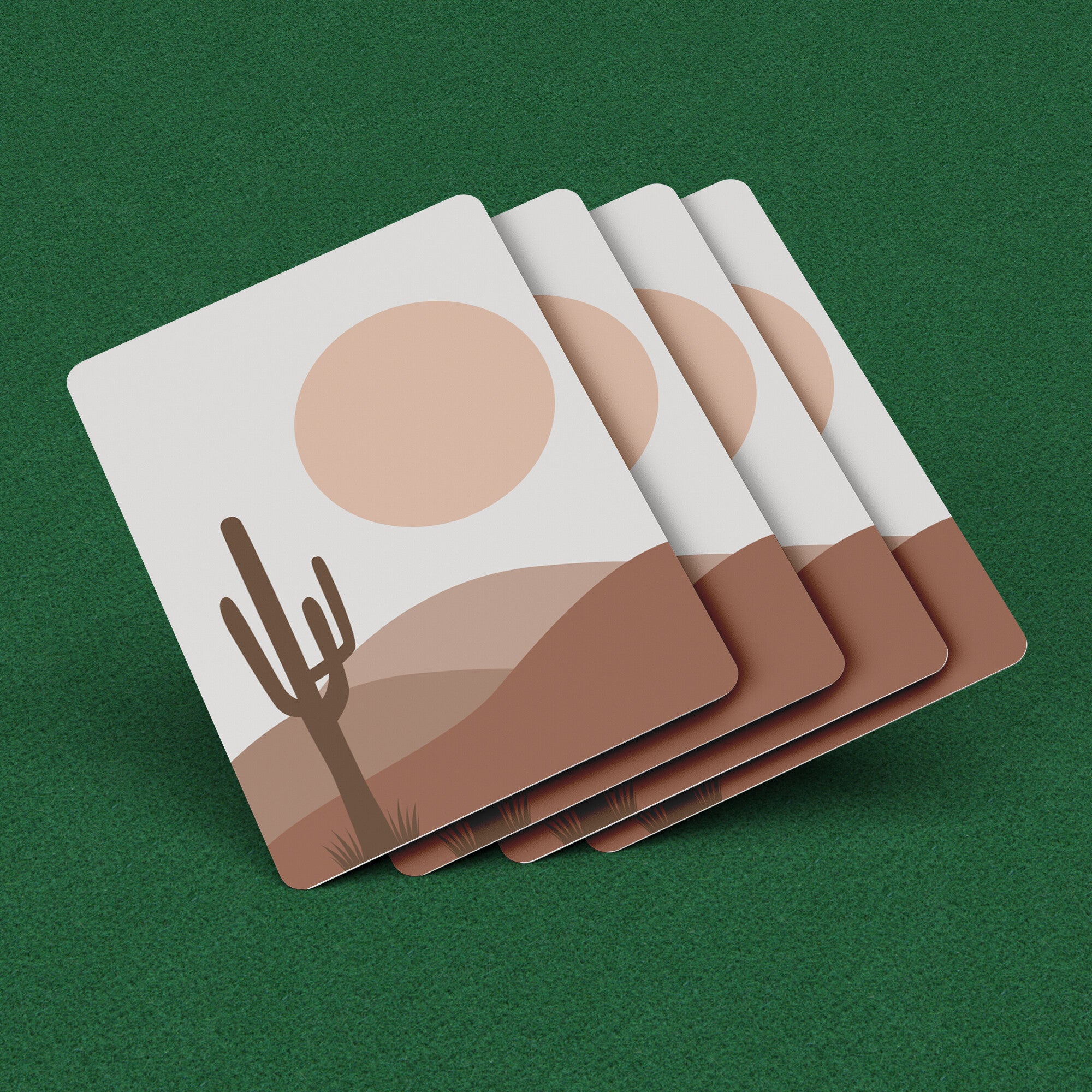 Premium Desert Sunrise Playing Cards - Elegant Deck for Poker, Blackjack & Magic Tricks - Perfect Gift for Card Players & Collectors - Ideal for Game Nights, Travel & Casino Parties