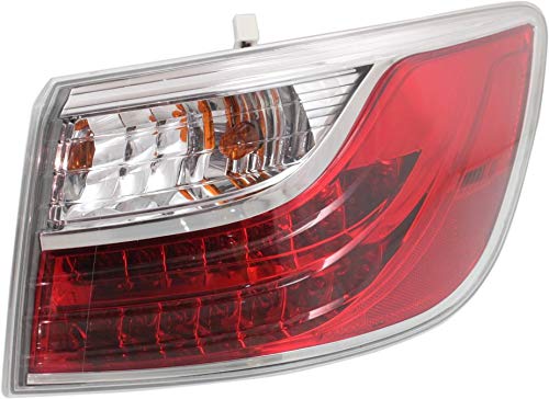 Parts Galaxy Replacement Tail Lamp for Mazda CX9 2010-2012 - Compatible with OEM Part Numbers MA2805110, TE6951150E, REPM730329 - Perfect for Night Driving & Enhanced Safety
