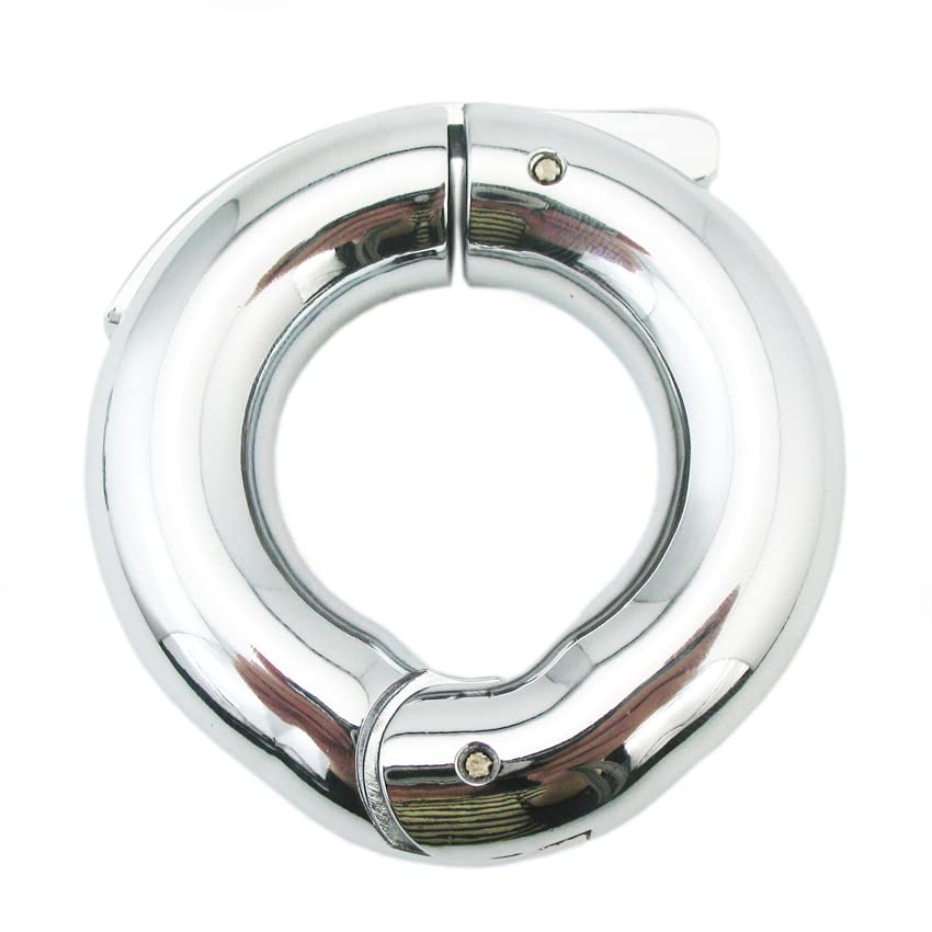 Adjustable Metal Ball Stretcher Penis Ring - Comfortable Male Enhancement Sex Toy for Men (Small Size) - Perfect for BDSM, Intimate Play & Sensual Exploration