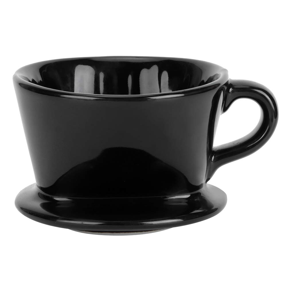 Premium Ceramic Coffee Filter Cone - Hand Drip Pour Over Coffee Maker for Home & Cafe Use | Perfect for Single Serve Brewing & Specialty Coffee Preparation