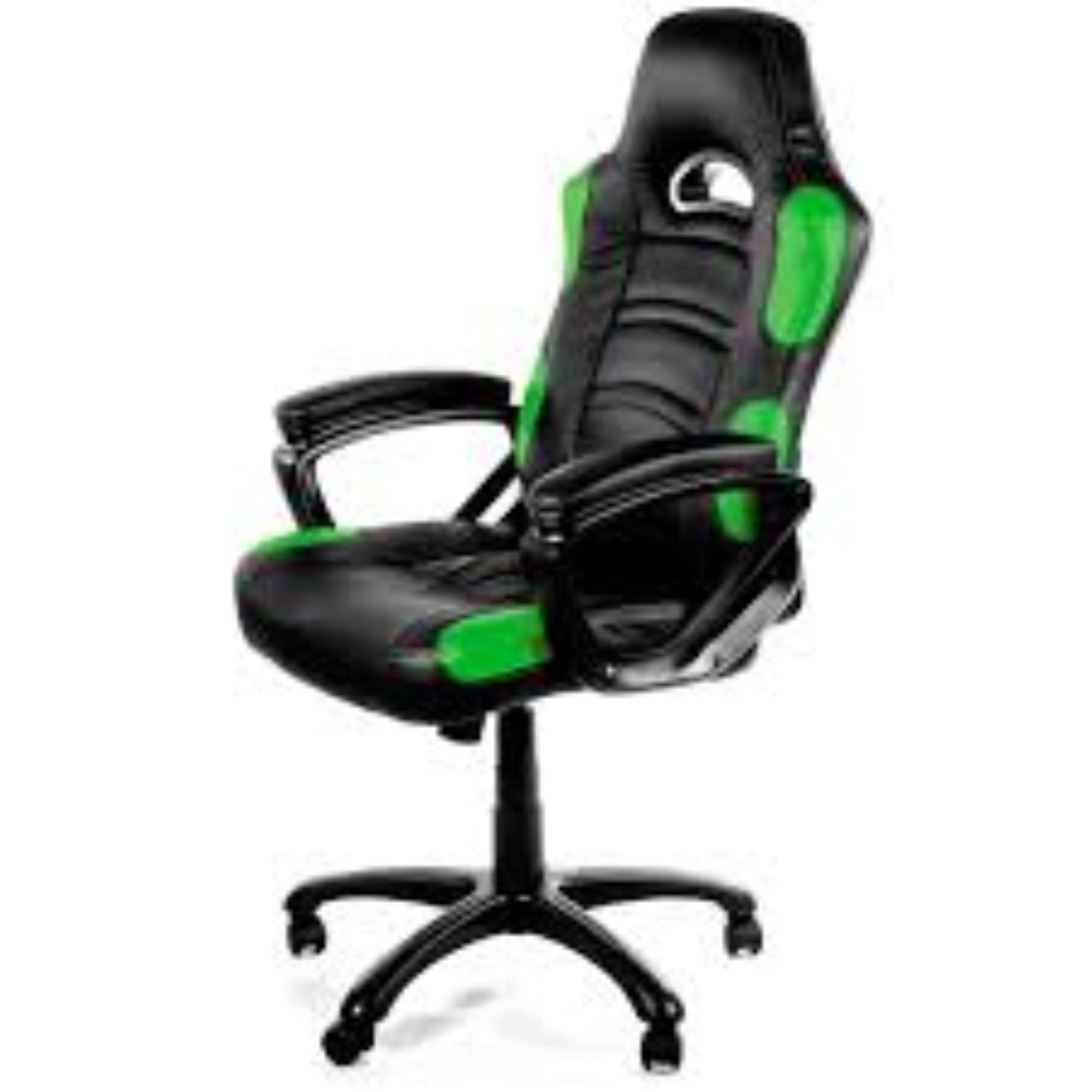 HAWK SERIES 8701 Ergonomic Gaming Chair with Lumbar Support - Black & Green for PC, Console, and Office Use - Perfect for Gamers, Streamers, and Remote Workers