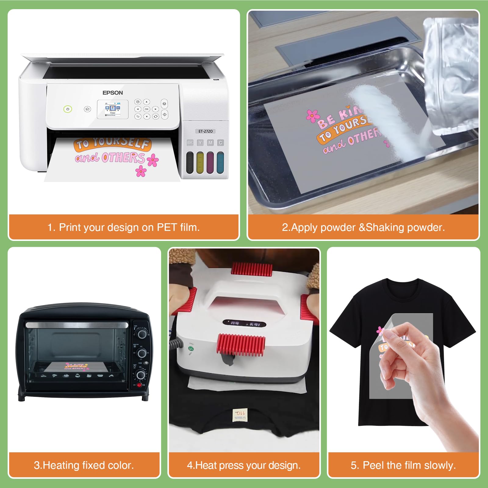 Premium MECOLOUR Iron-On Heat Transfer Paper for Dark Fabrics - 8.5x11 Inches Inkjet Printable T-Shirt Transfer Sheets (20 Pack) - Perfect for DIY Custom Apparel, Personalized Gifts & Craft Projects