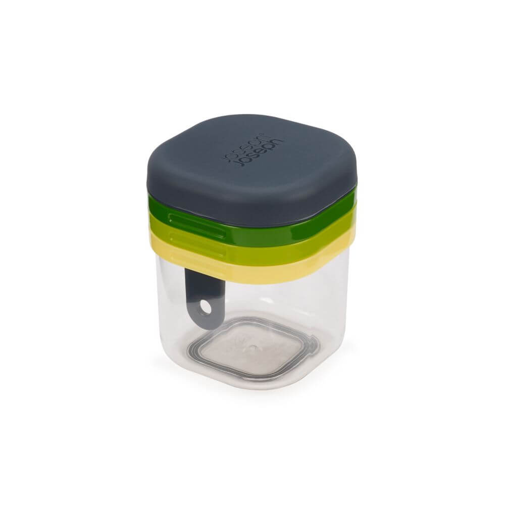 Joseph Joseph Multi Prep Mini - Compact Multi-Purpose Food Prep Tool for Chopping, Slicing & Grating - Perfect for Small Kitchens, Camping & Travel