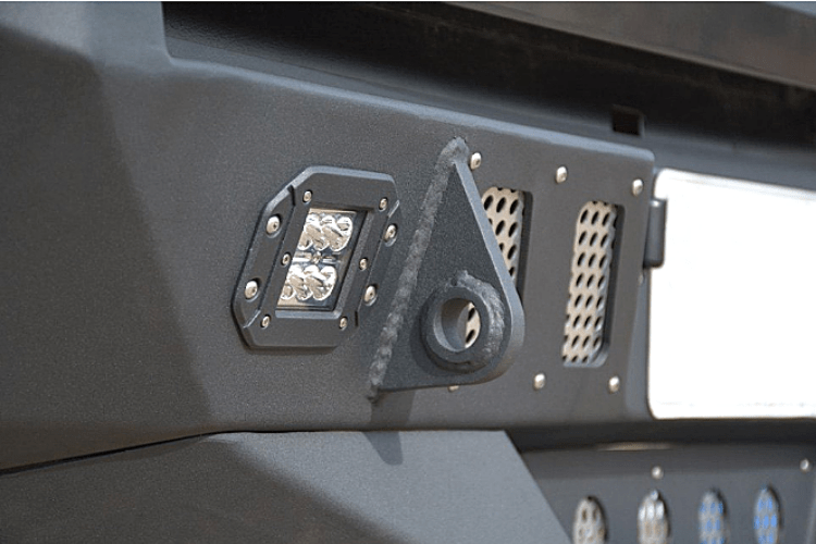 DV8 Offroad Rear Bumper RBTT1 03 for Toyota Tacoma 2016-2020 Models | Heavy-Duty Steel Construction | Perfect for Off-Roading, Overlanding & Truck Customization