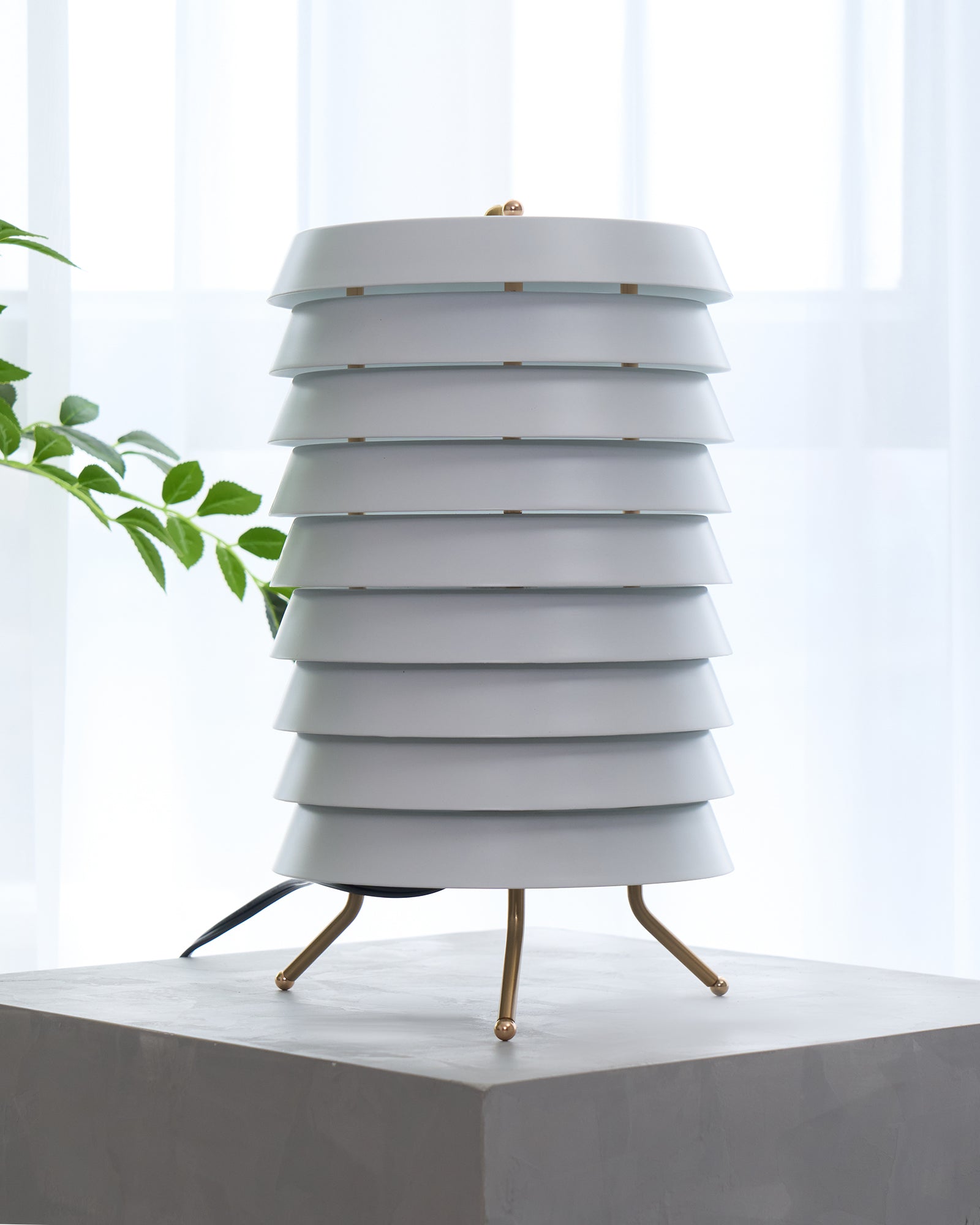 Baltic Tower Table Lamp - Modern LED Desk Light for Home Office, Bedroom & Living Room - Perfect for Reading, Working & Relaxing