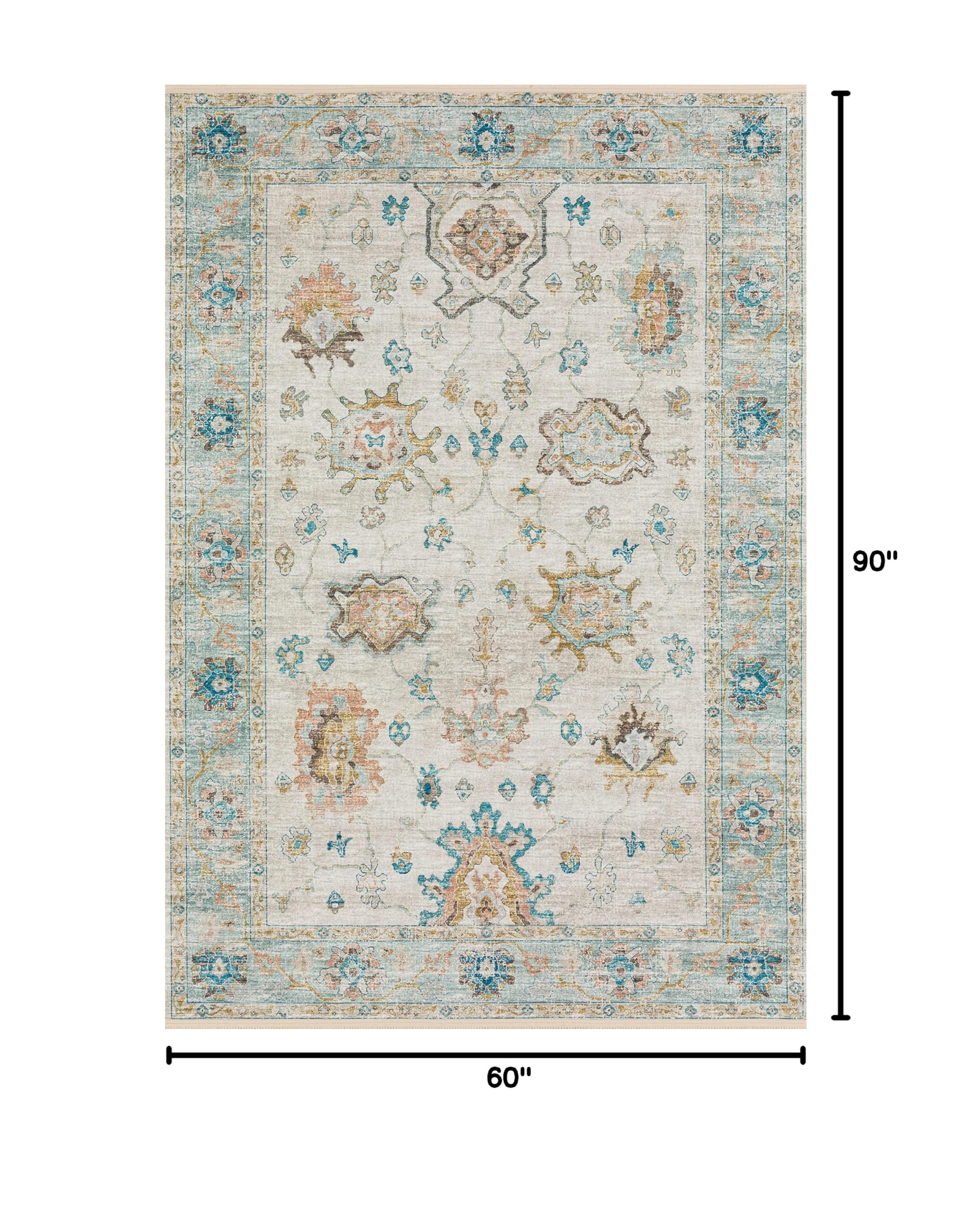 Addison Rugs Sterling AST36 Linen 5' x 7'6
