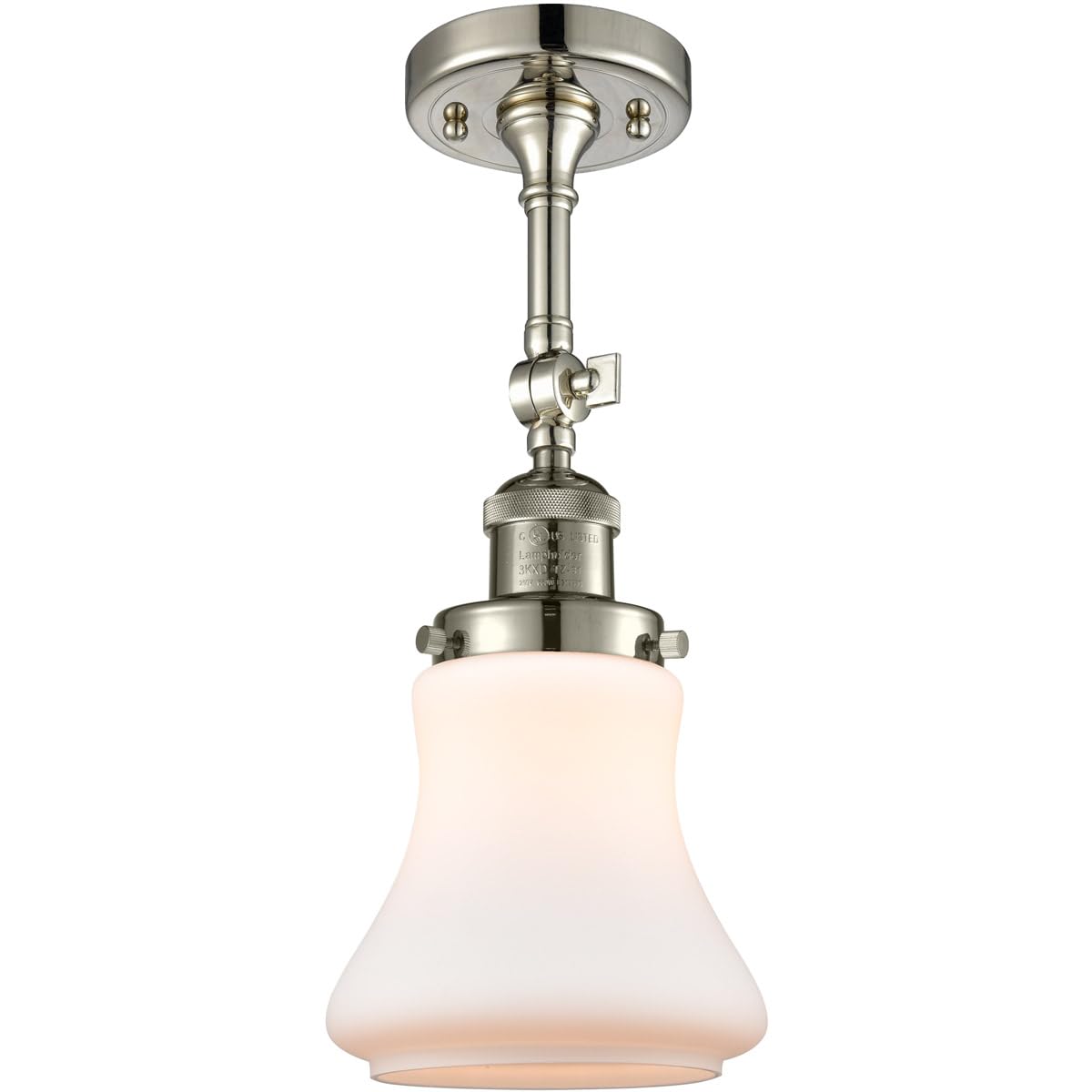 Innovations INNO203-PN-G191-LED Modern LED Wall Sconce Light Fixture - Polished Nickel Finish - Energy Efficient Indoor Lighting for Bedroom, Living Room, Hallway & Staircase