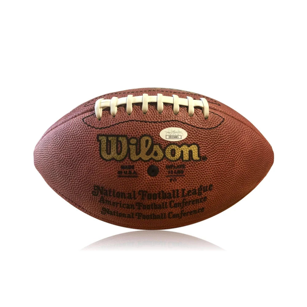 Authentic Marshall Faulk Signed NFL Football with JSA COA - Rams & Colts Legend - Perfect for Collectors, Sports Memorabilia Displays & Fan Gifts