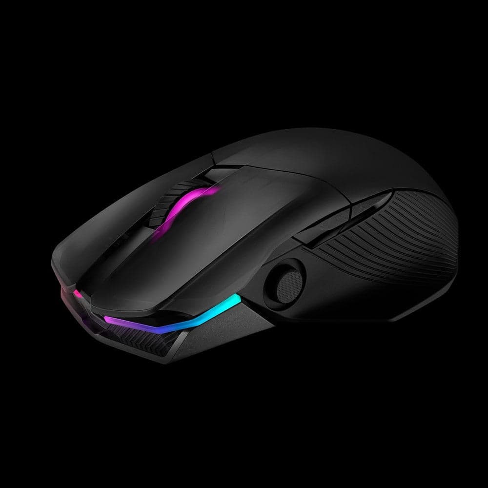 ASUS ROG Chakram Wireless RGB Gaming Mouse with Qi Charging - 2 Year Warranty - Perfect for FPS, MOBA & Esports Gaming