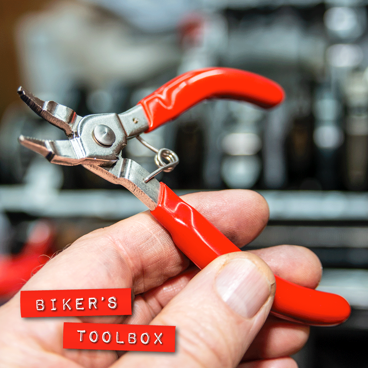 Small End Piston Circlip Pliers - Professional Snap Ring Pliers for Automotive, Motorcycle & Machinery Repair - Perfect for Engine, Transmission & Gearbox Maintenance