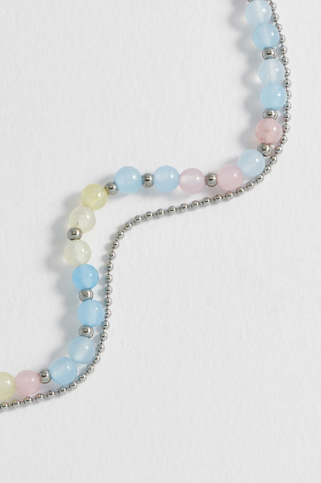 Pastel Multi Gemstone Duo Bracelet - Elegant Handmade Beaded Jewelry for Women | Perfect for Casual Wear, Date Nights & Gift Giving