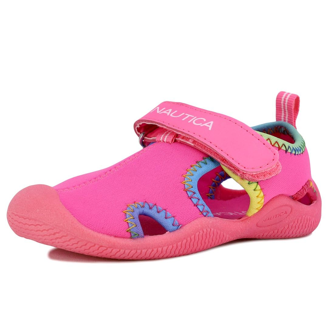 Nautica Kids Water Shoes for Boys & Girls - Closed Toe Sport Sandals for Toddler & Big Kid | Beach, Pool, Water Park & Outdoor Activities