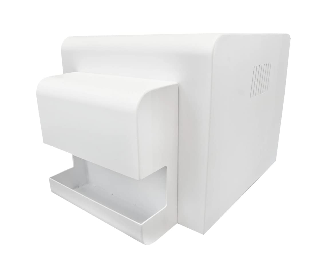 DNP RX1HS Printer Cover with Removable Custom Tray - White | Dust Protection for Thermal Photo Printers | Perfect for Photo Labs, Retail Stores & Office Use