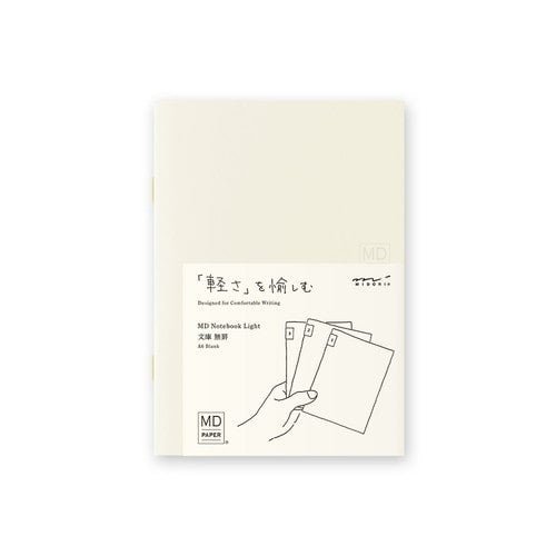 MD Notebook Light Set - Premium Midori DESIGNPHIL Notebook with LED Light for Journaling, Writing & Reading | Perfect for Office, Study & Nighttime Use