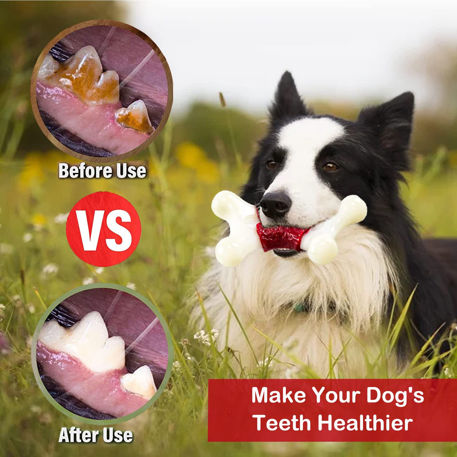 Indestructible Alligator Dog Chew Toys for Aggressive Chewers - Milk Flavor - Large Breed Playtime