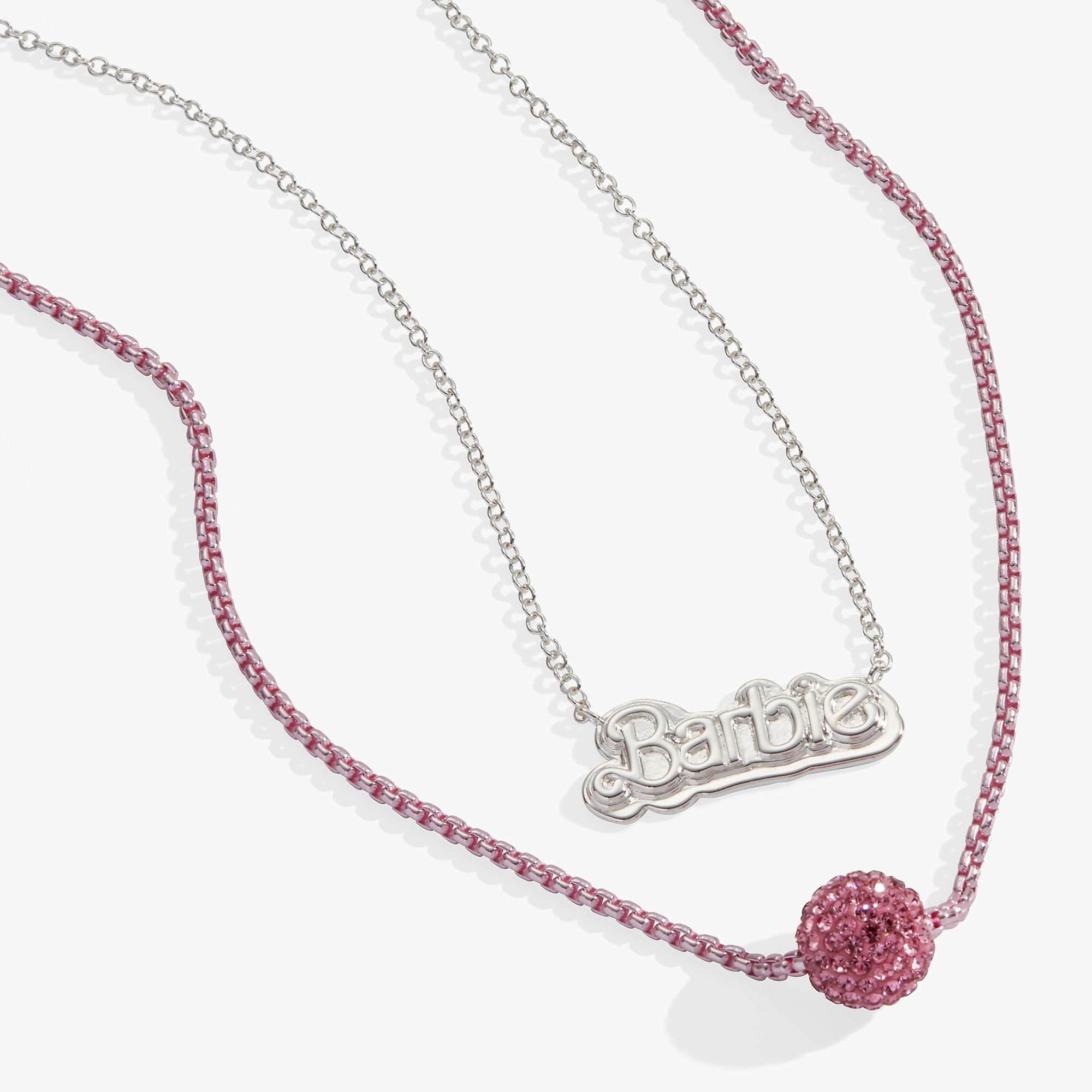 Barbie™ The Movie Inspired Disco Double Layer Adjustable Necklace - Perfect for Costume Parties, 80s Theme Events & Barbie Collectors