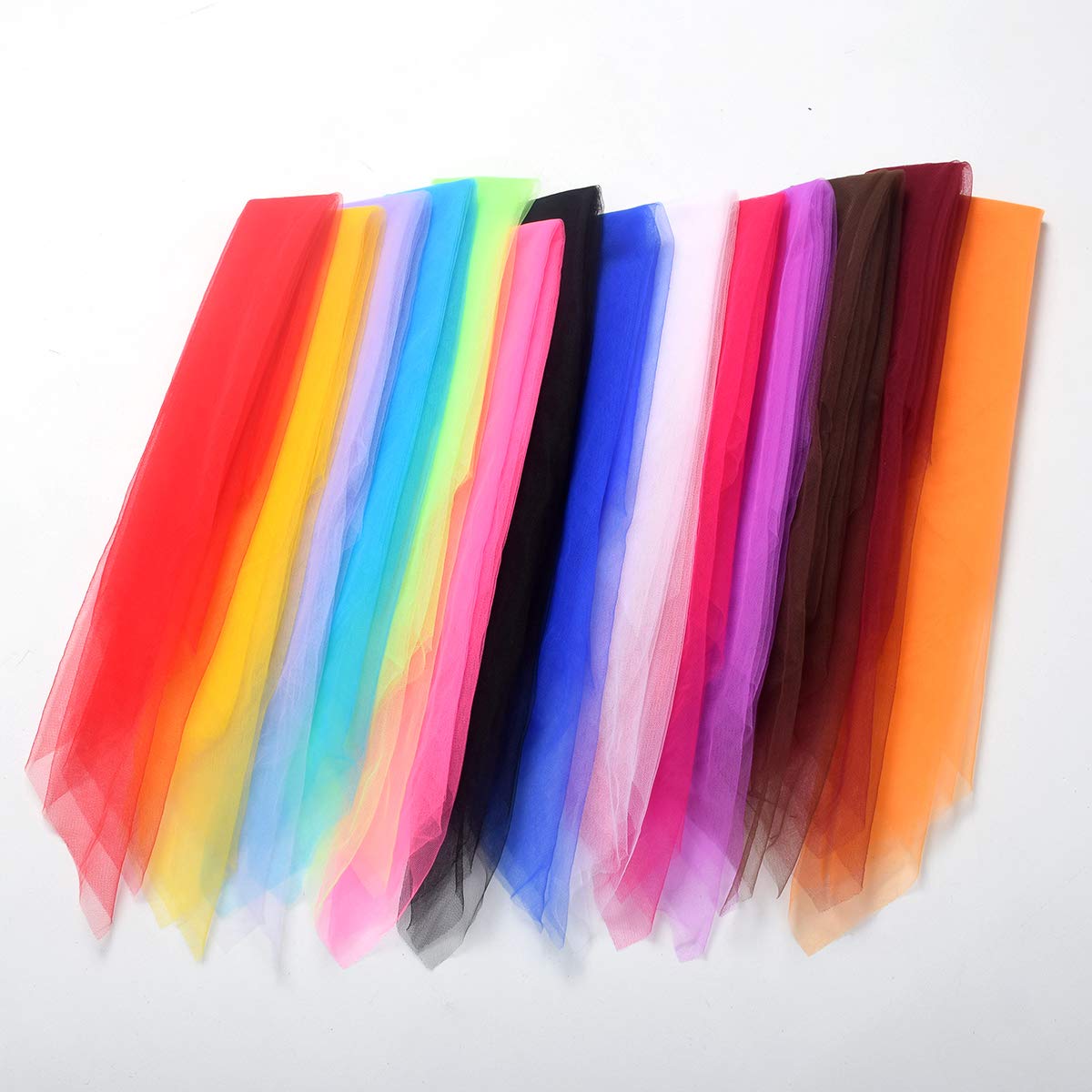 BLESSUME 14pcs Kids Dance Scarves - Colorful Movement & Juggling Scarves for Music Play, Preschool Activities & Creative Expression | Perfect for Classroom, Party & Performance