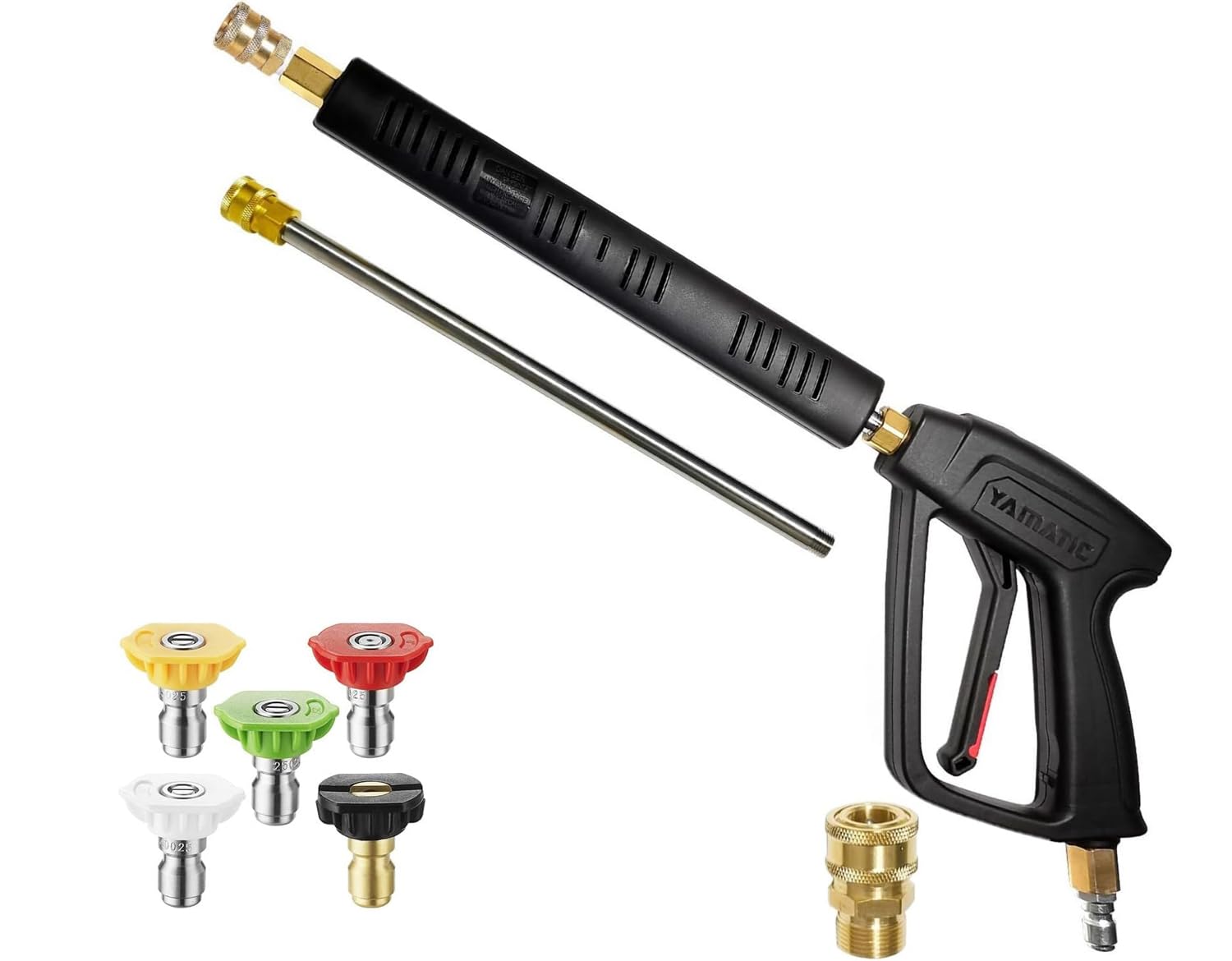 YAMATIC Pressure Washer Gun Wand with Swivel 3/8