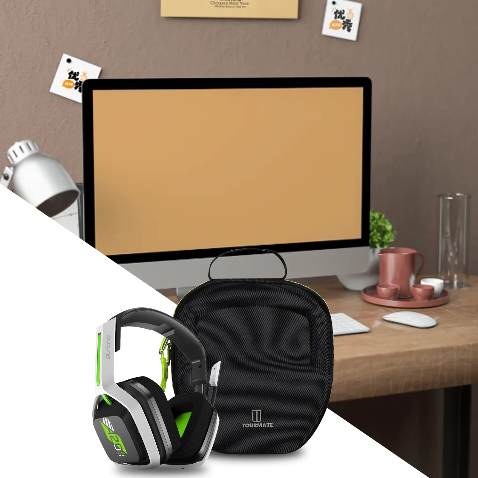 Astro Gaming A20 Wireless Headset Gen 2 Hard Travel Case - Durable Protective Carrying Storage Bag for Gaming Headsets | Perfect for Travel, Storage & Gaming Events