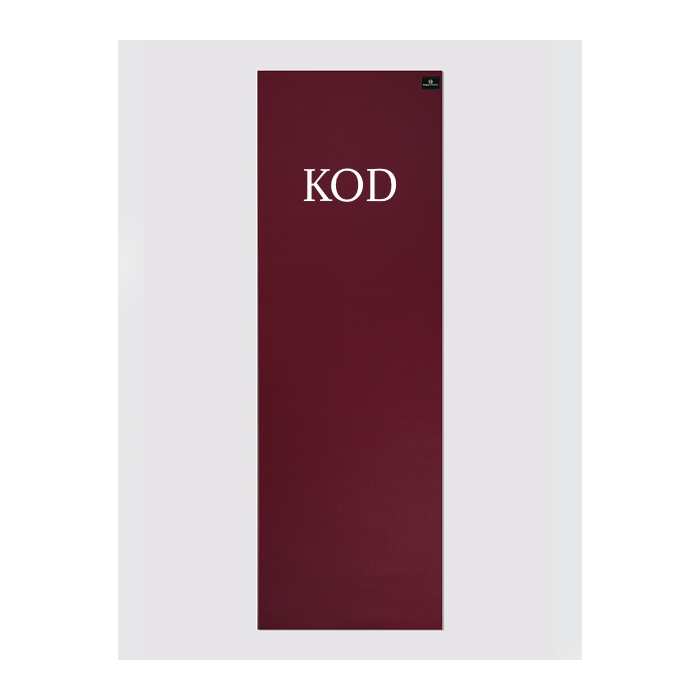 Custom Personalized Yoga Mat 6mm Thick - Non-Slip Eco-Friendly Exercise Mat with Unique Design (Raspberry Color) - Perfect for Home Workouts, Yoga Studios & Fitness Classes