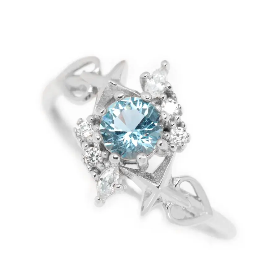 Mage Ring - Elegant Fantasy Jewelry for Women, Gothic Witchcraft Accessories, Perfect for Cosplay, Halloween, and Witch-Themed Parties