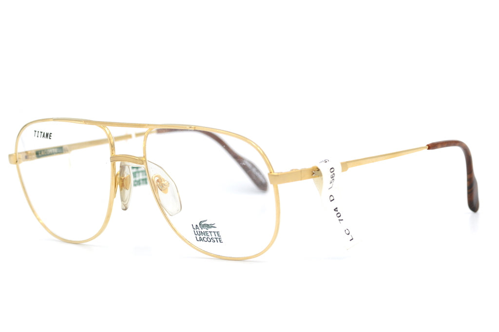 Lacoste 704 Titan Sunglasses - Polarized UV Protection Aviator Style for Men & Women | Perfect for Driving, Travel & Outdoor Activities